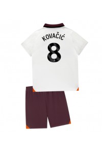 Fotbalové Dres Manchester City Mateo Kovacic #8 Dětské Venkovní Oblečení 2023-24 Krátký Rukáv (+ trenýrky)